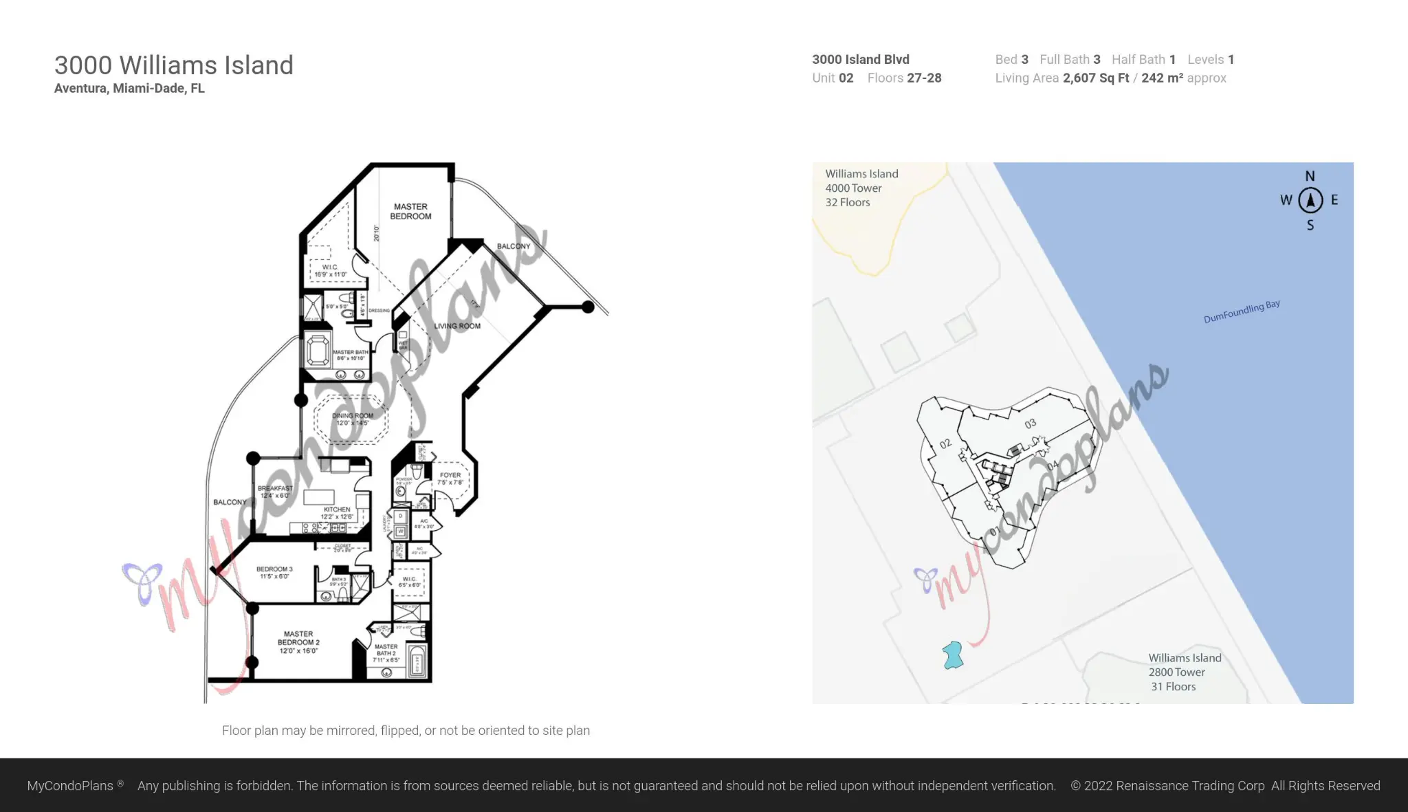 3000 Building sample floor plan