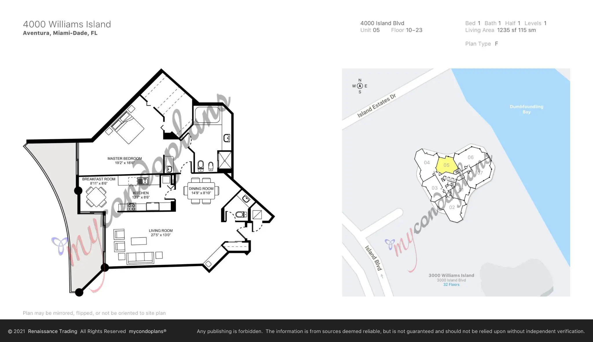 4000 Building sample floor plan